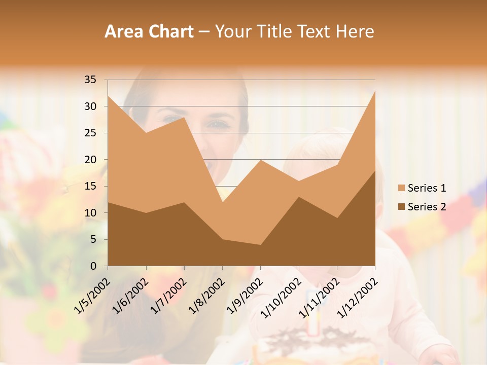 Mum Childcare Celebrate PowerPoint Template