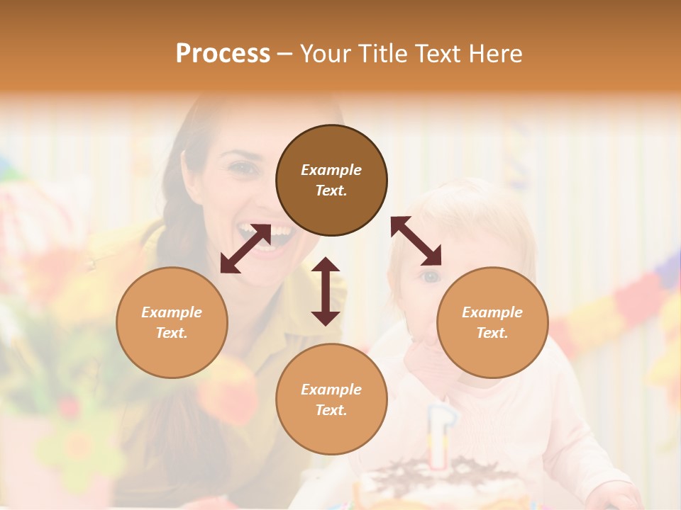 Mum Childcare Celebrate PowerPoint Template