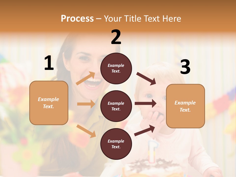 Mum Childcare Celebrate PowerPoint Template
