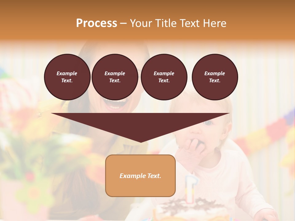 Mum Childcare Celebrate PowerPoint Template