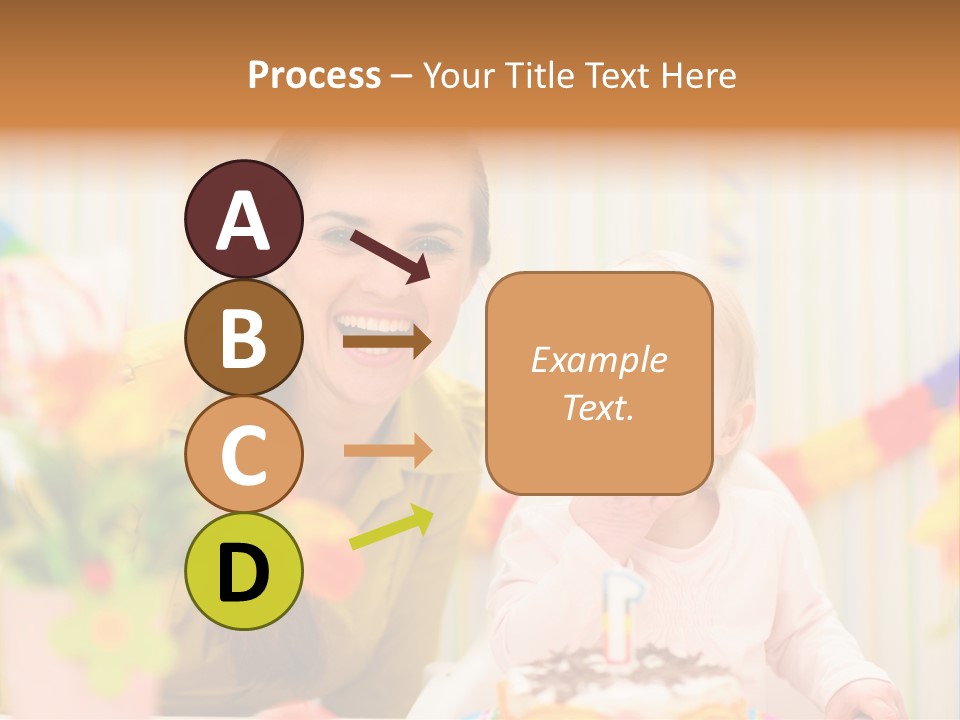 Mum Childcare Celebrate PowerPoint Template
