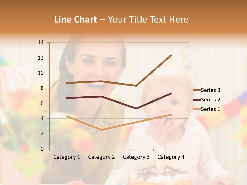 Mum Childcare Celebrate PowerPoint Template