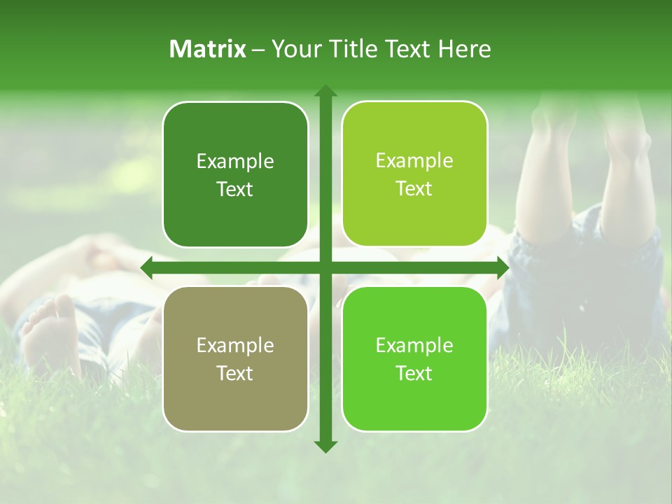 Boy Background Park PowerPoint Template