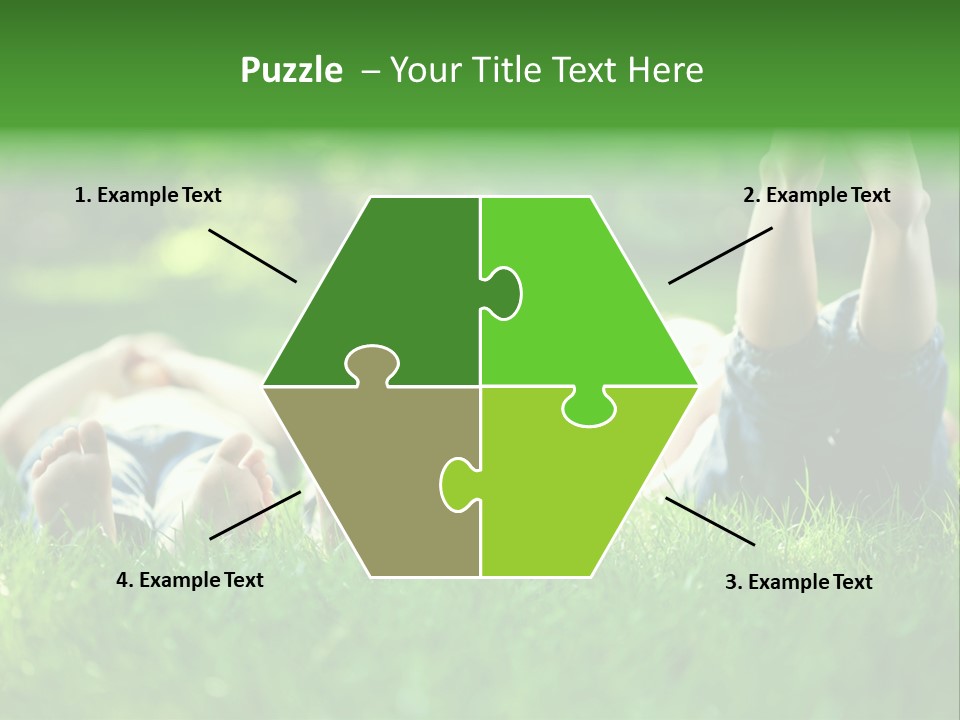 Boy Background Park PowerPoint Template