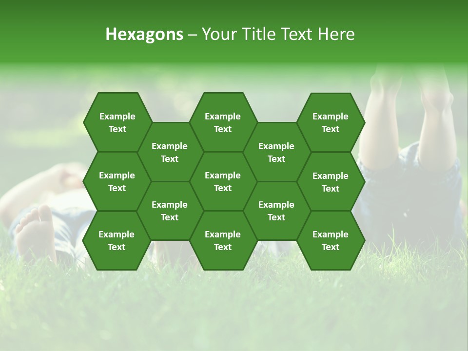 Boy Background Park PowerPoint Template