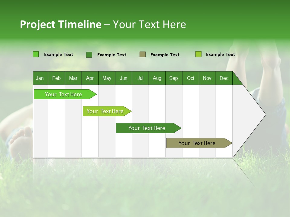 Boy Background Park PowerPoint Template
