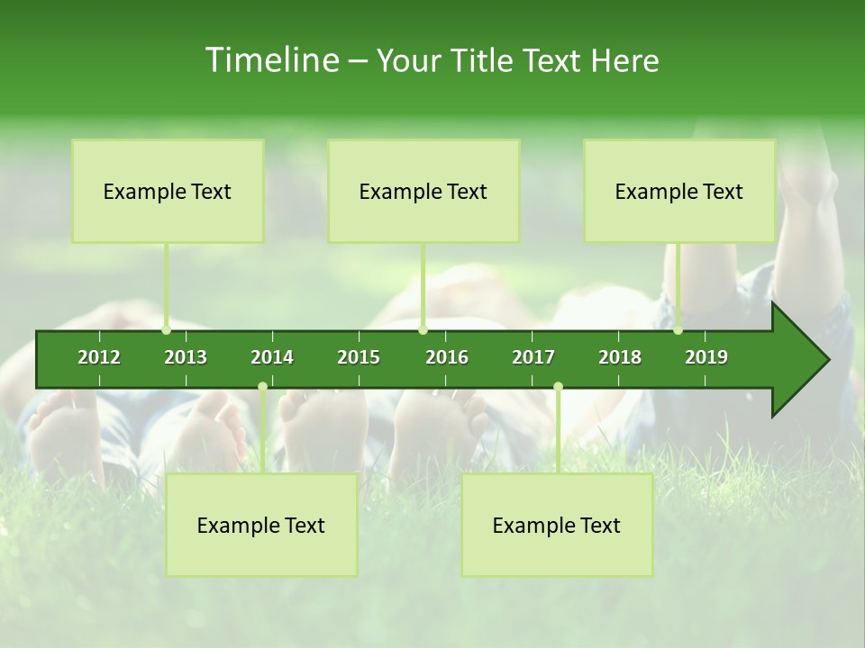 Boy Background Park PowerPoint Template