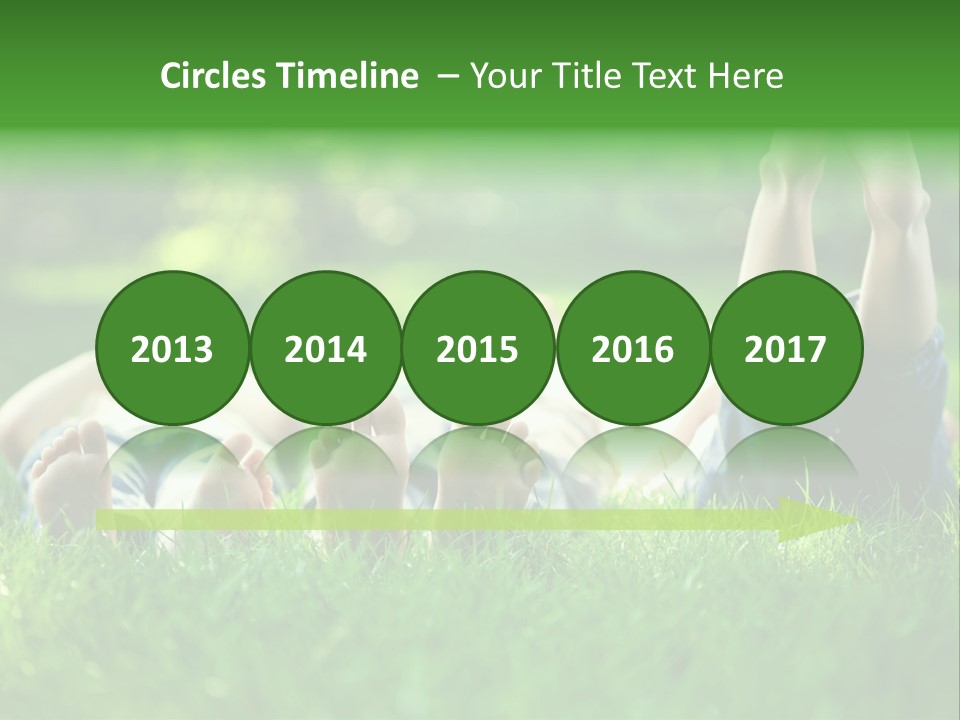 Boy Background Park PowerPoint Template