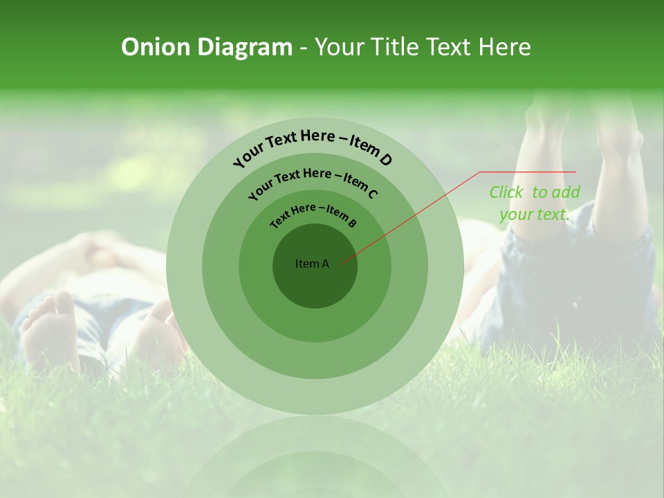 Boy Background Park PowerPoint Template