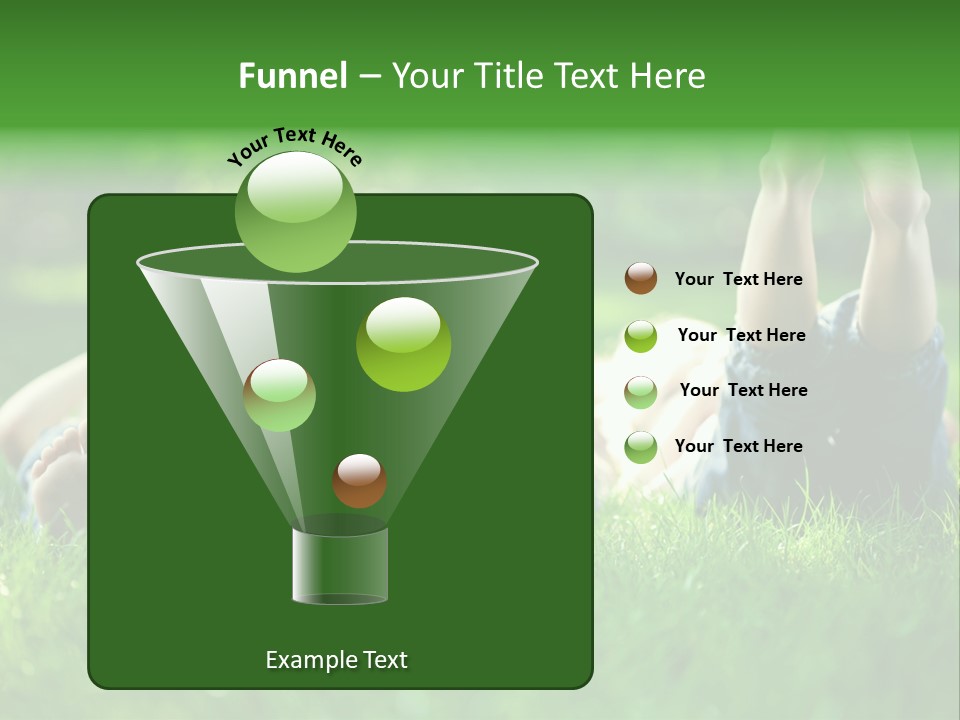 Boy Background Park PowerPoint Template