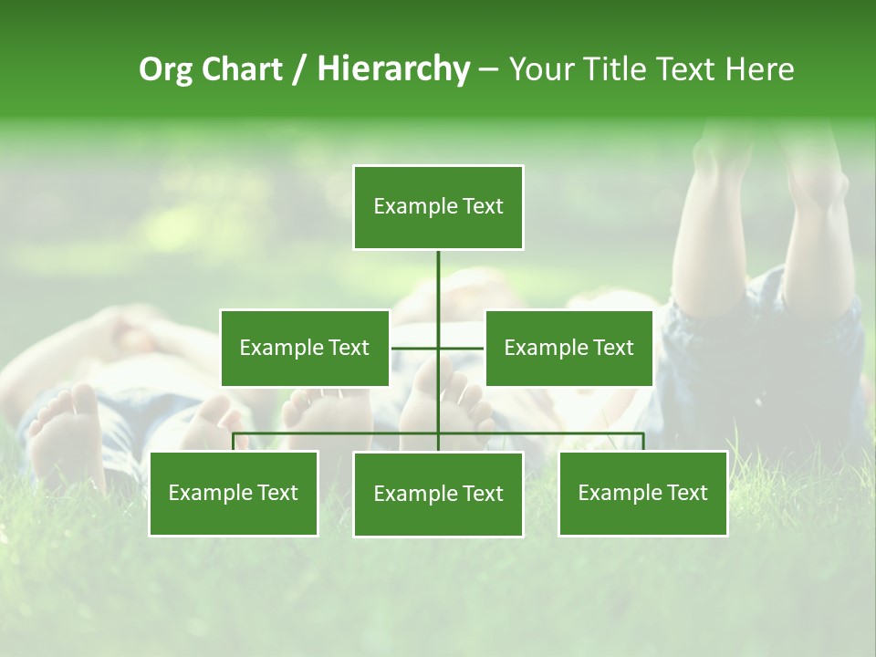 Boy Background Park PowerPoint Template