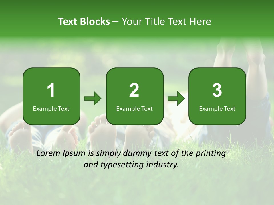 Boy Background Park PowerPoint Template