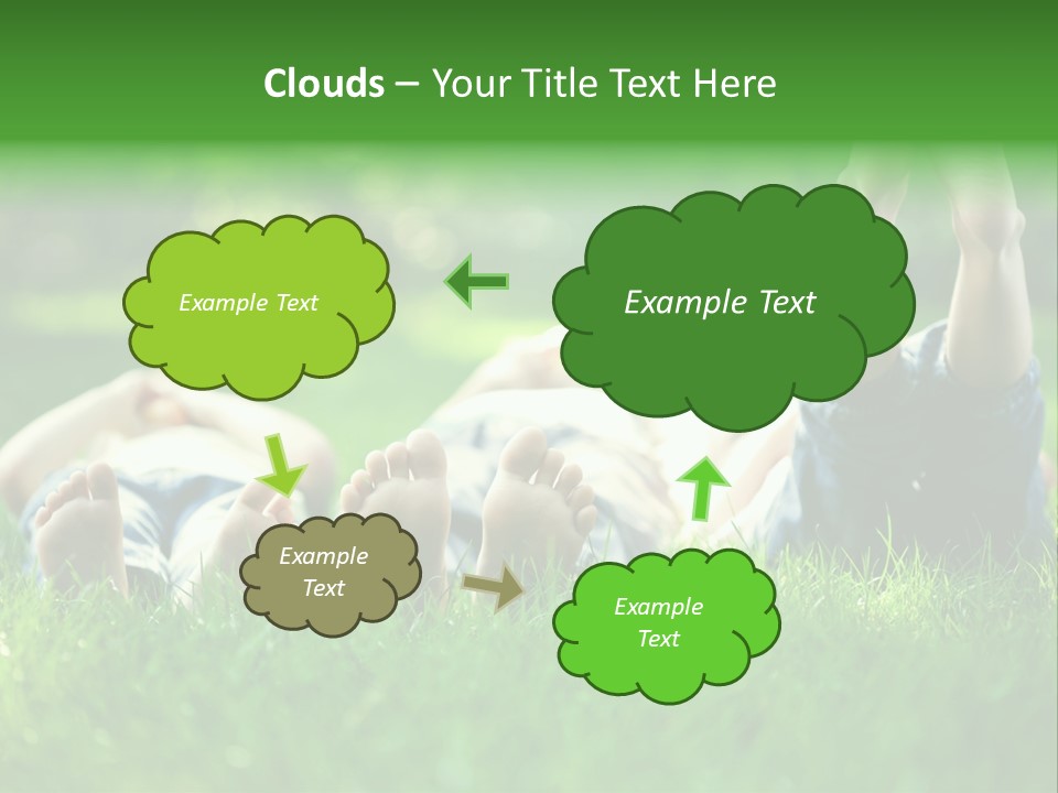 Boy Background Park PowerPoint Template