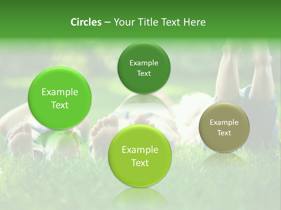 Boy Background Park PowerPoint Template