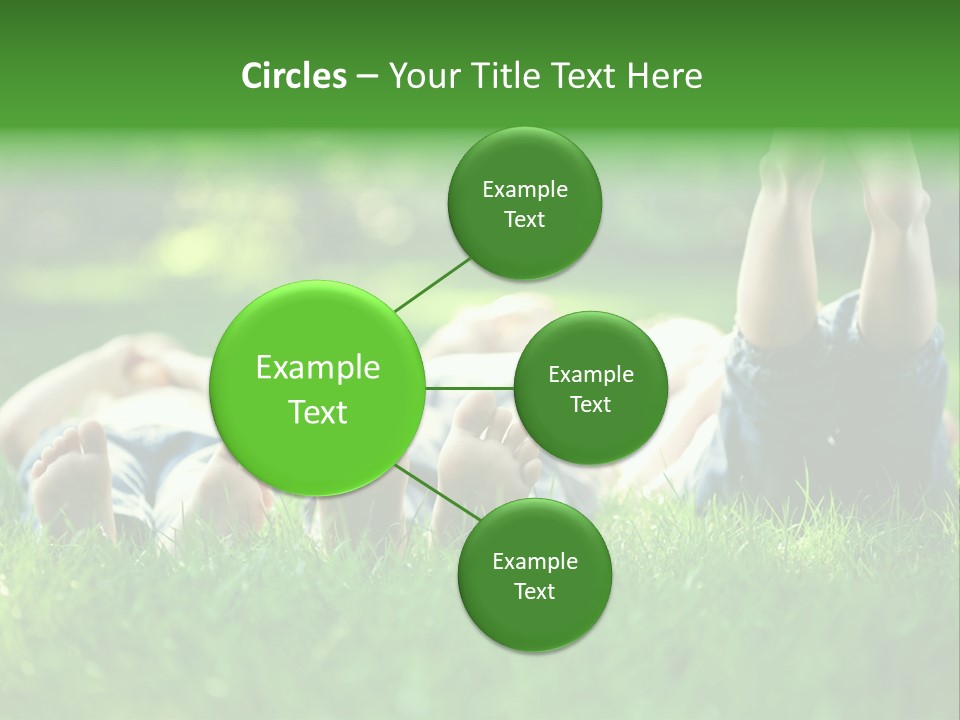 Boy Background Park PowerPoint Template