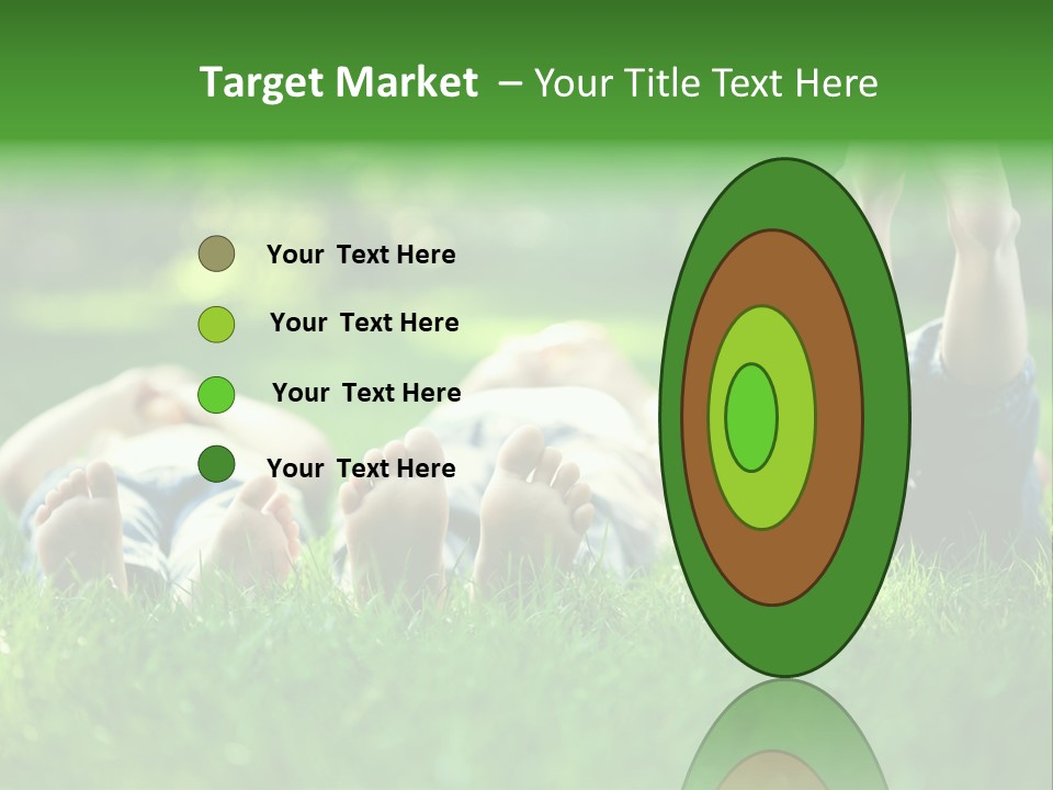 Boy Background Park PowerPoint Template