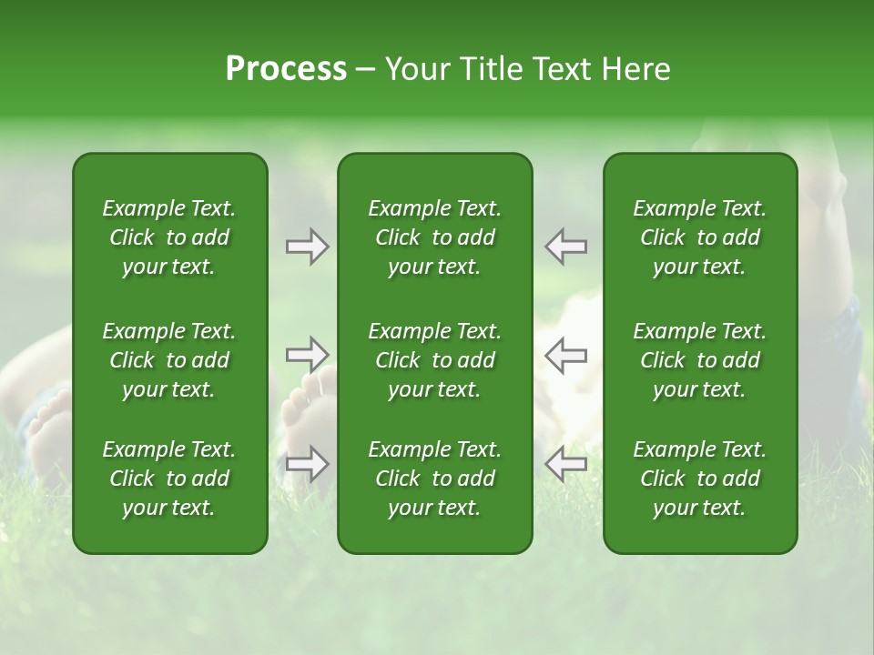 Boy Background Park PowerPoint Template