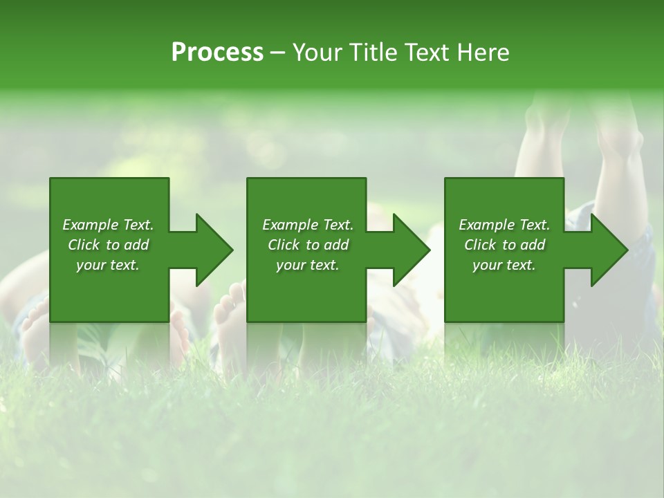 Boy Background Park PowerPoint Template