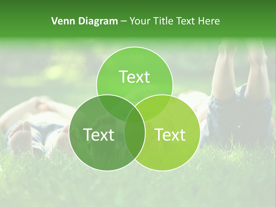 Boy Background Park PowerPoint Template