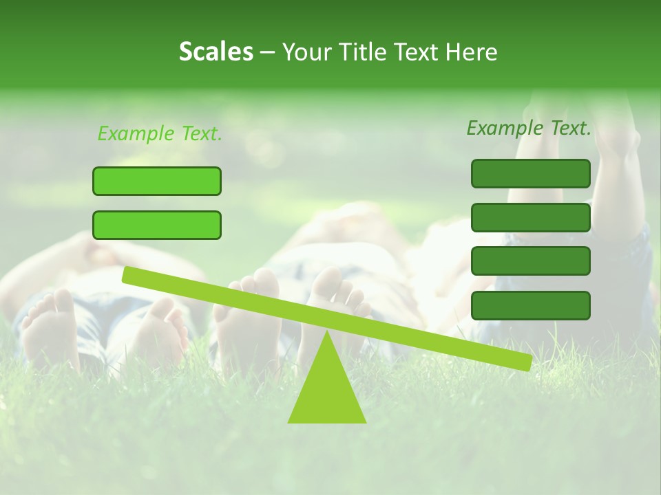 Boy Background Park PowerPoint Template