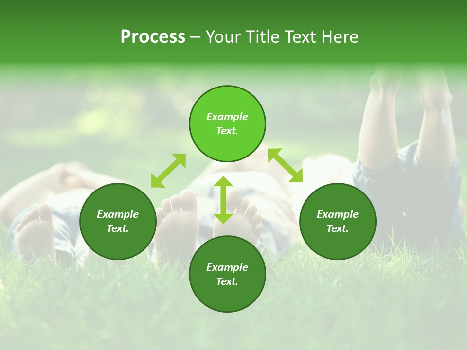 Boy Background Park PowerPoint Template