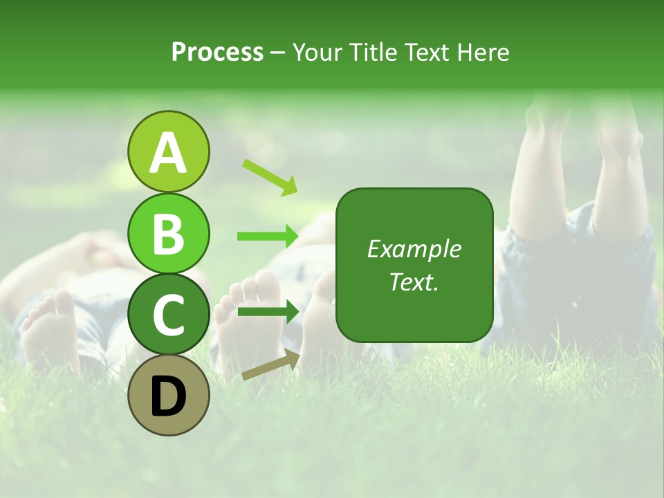 Boy Background Park PowerPoint Template