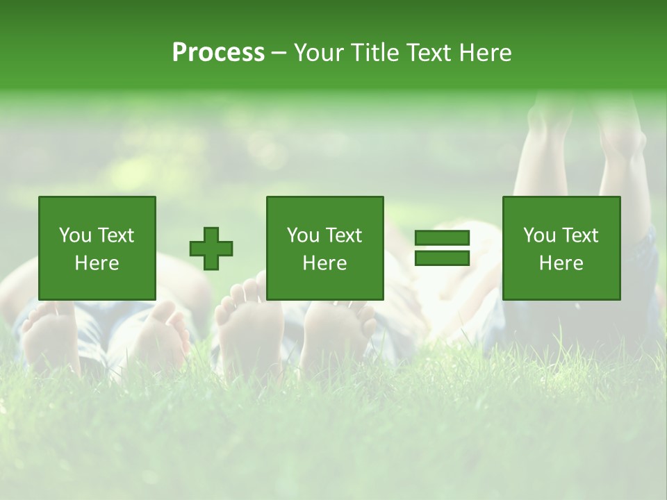 Boy Background Park PowerPoint Template