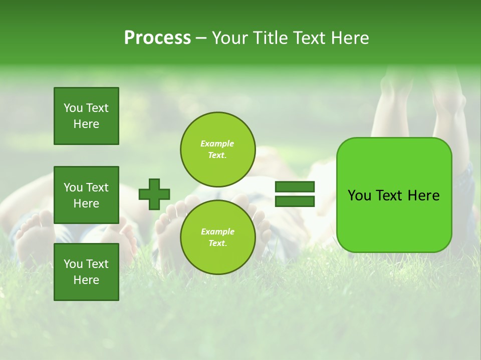 Boy Background Park PowerPoint Template
