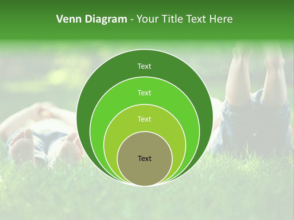 Boy Background Park PowerPoint Template