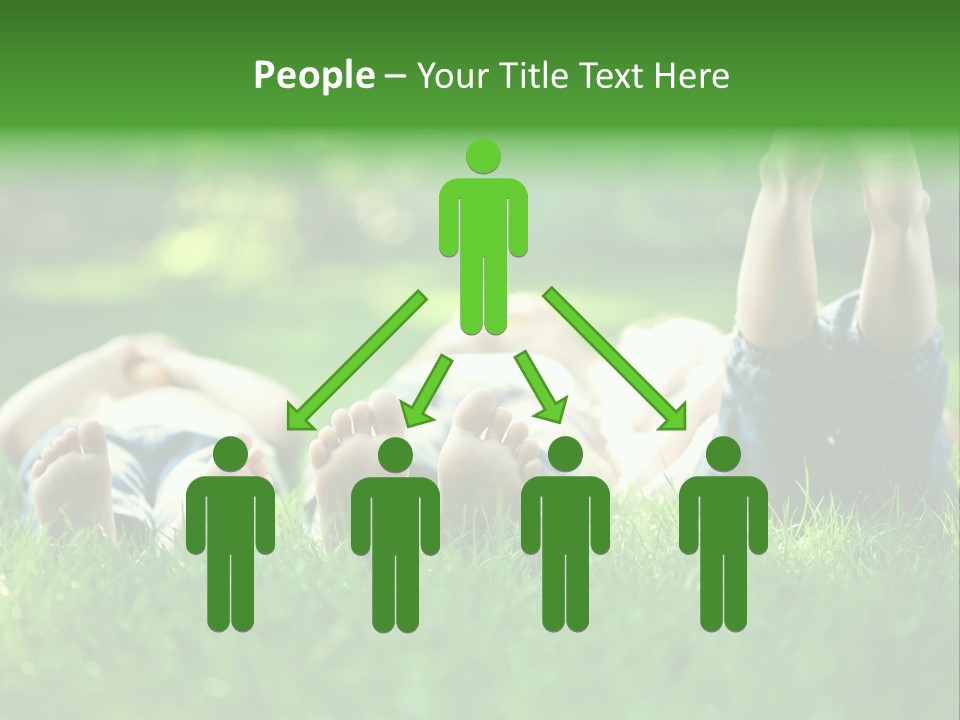 Boy Background Park PowerPoint Template