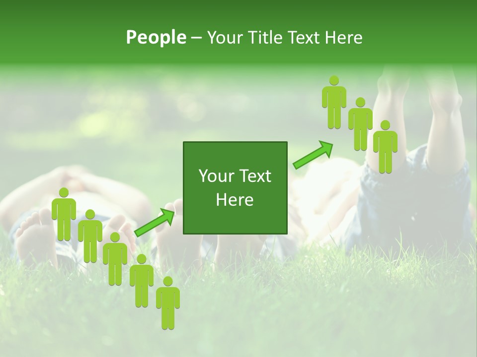 Boy Background Park PowerPoint Template