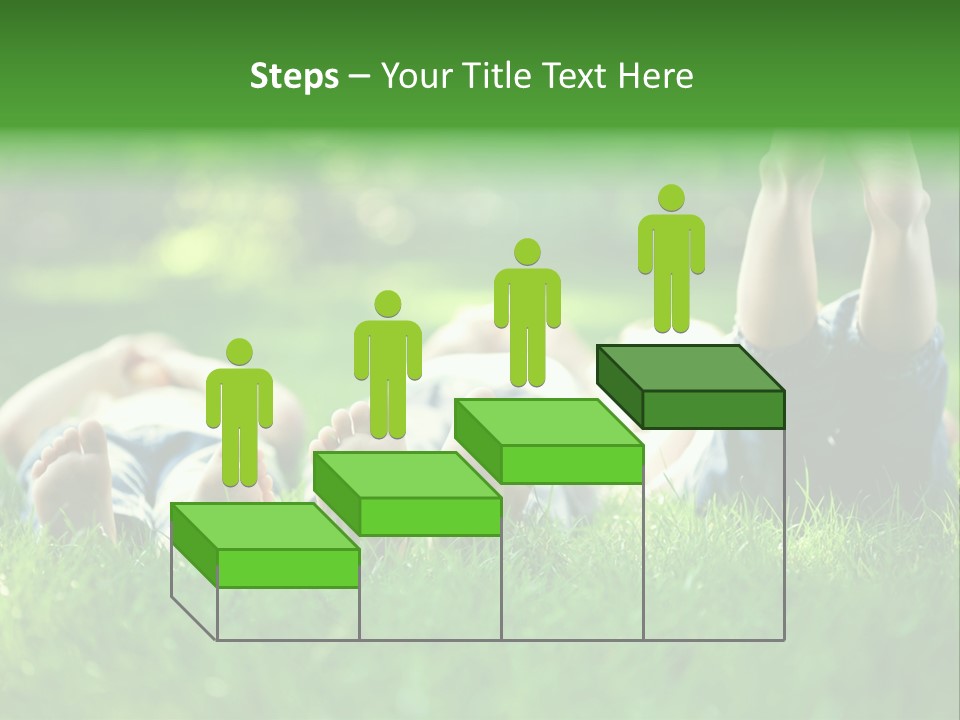 Boy Background Park PowerPoint Template