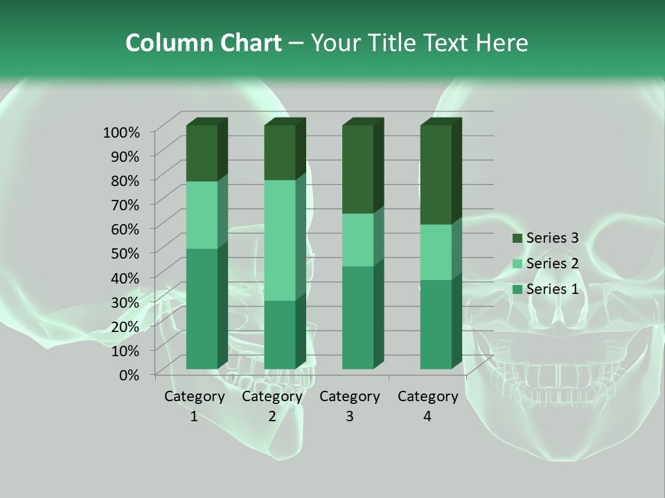 X Ray Skull Anatomy PowerPoint Template
