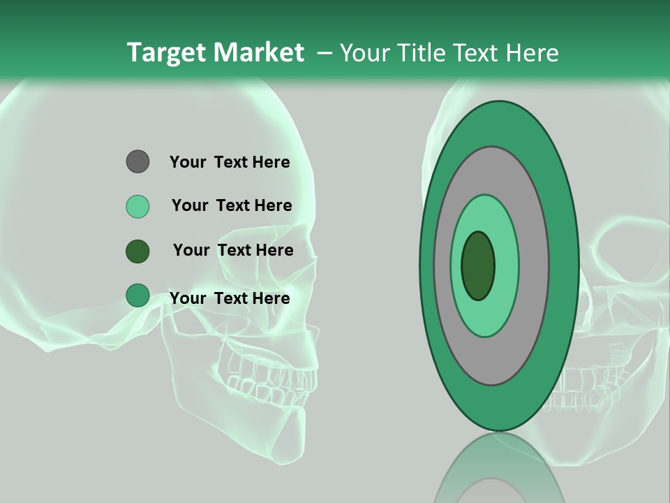 X Ray Skull Anatomy PowerPoint Template