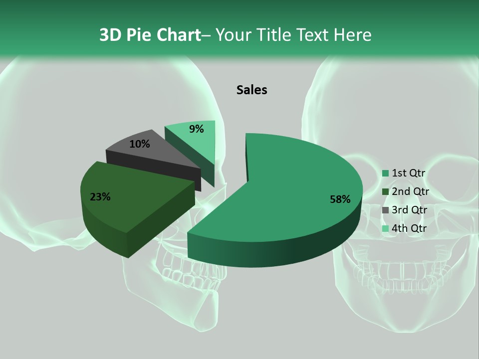 X Ray Skull Anatomy PowerPoint Template