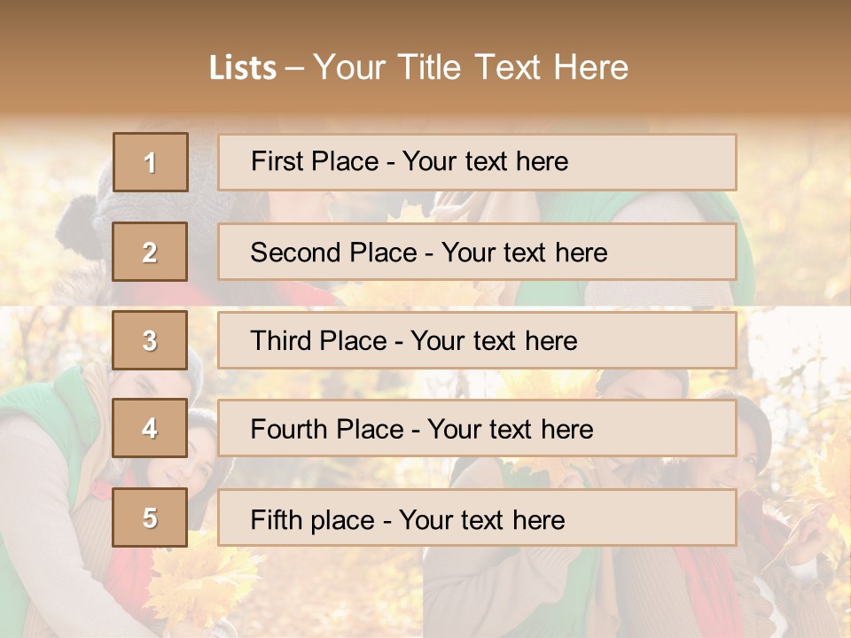 Groove Happy Young PowerPoint Template