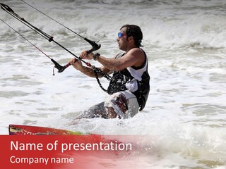 Extreme Action Hand PowerPoint Template