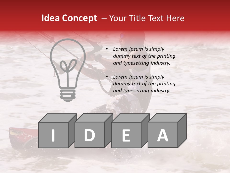 Extreme Action Hand PowerPoint Template