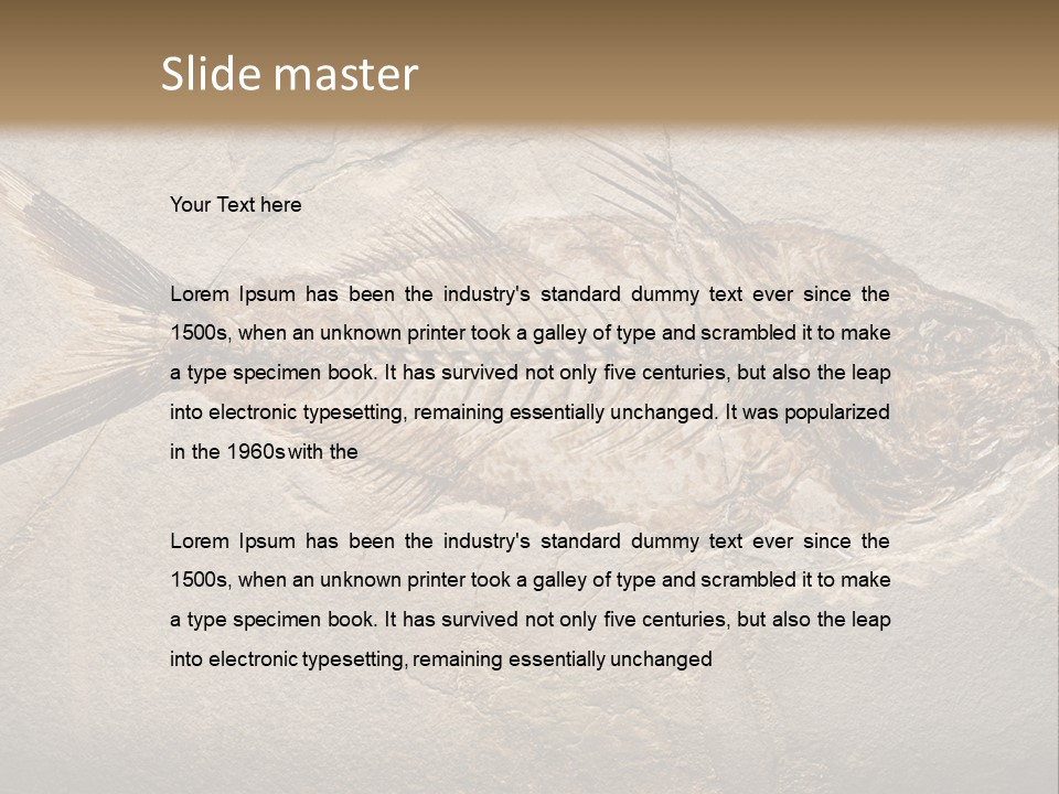 Evolution Aged Science PowerPoint Template