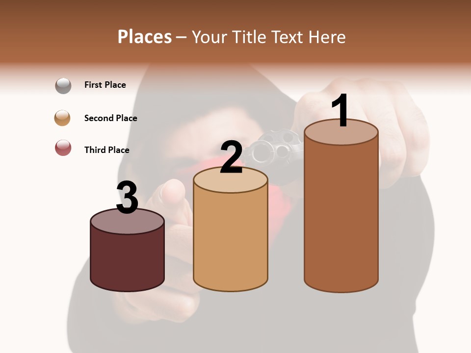 Mugger Weapon Offender PowerPoint Template