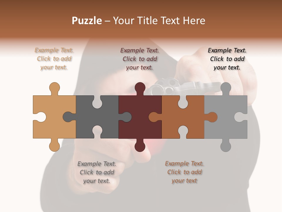 Mugger Weapon Offender PowerPoint Template