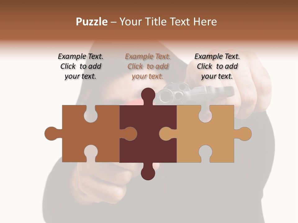 Mugger Weapon Offender PowerPoint Template