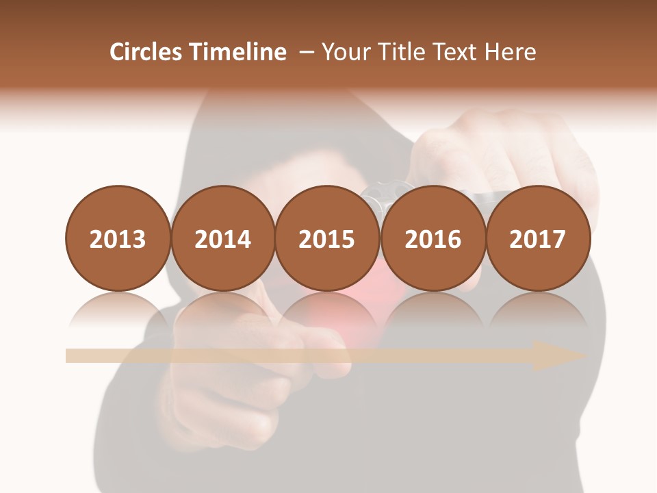 Mugger Weapon Offender PowerPoint Template