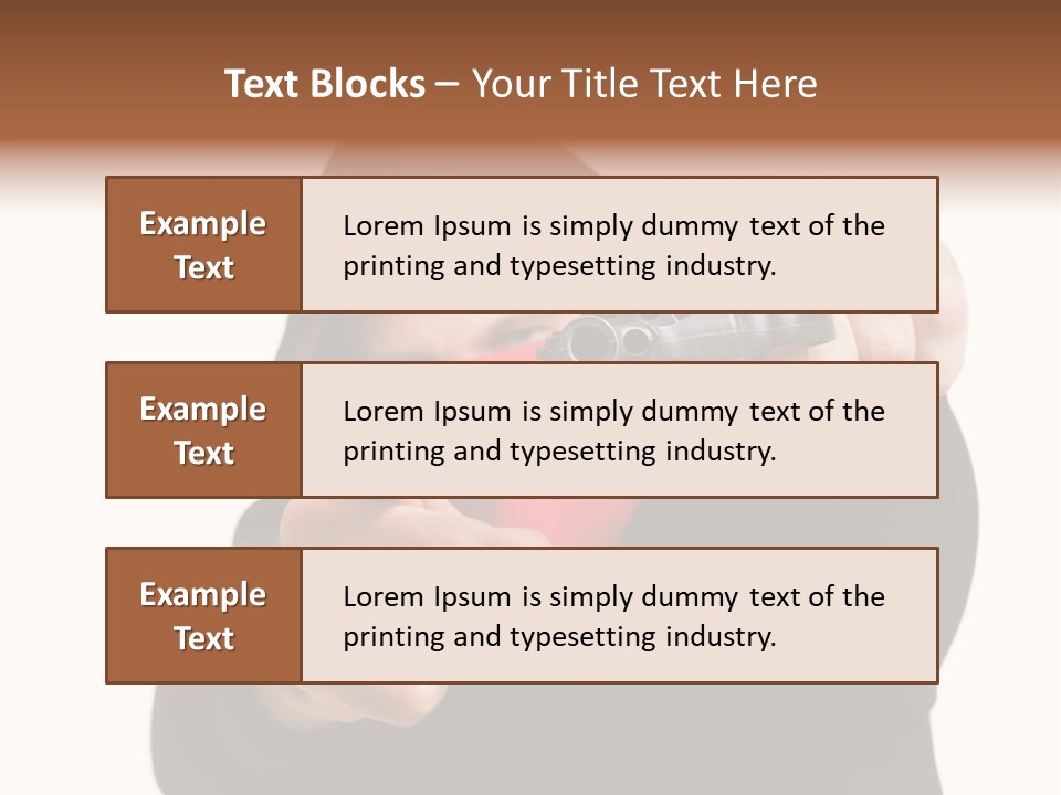 Mugger Weapon Offender PowerPoint Template