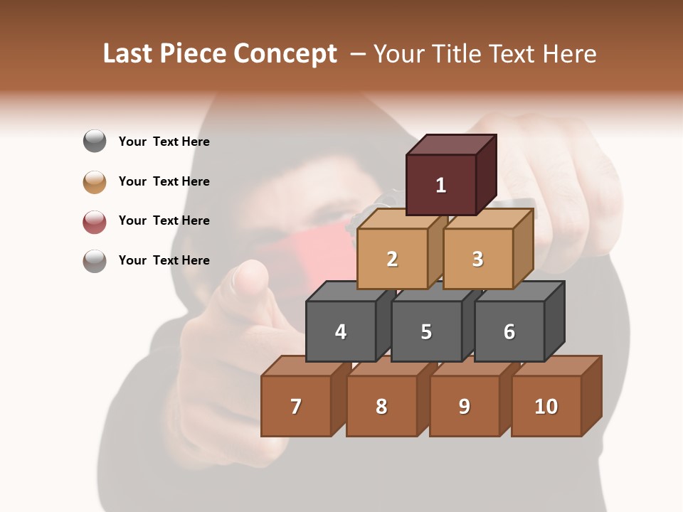 Mugger Weapon Offender PowerPoint Template