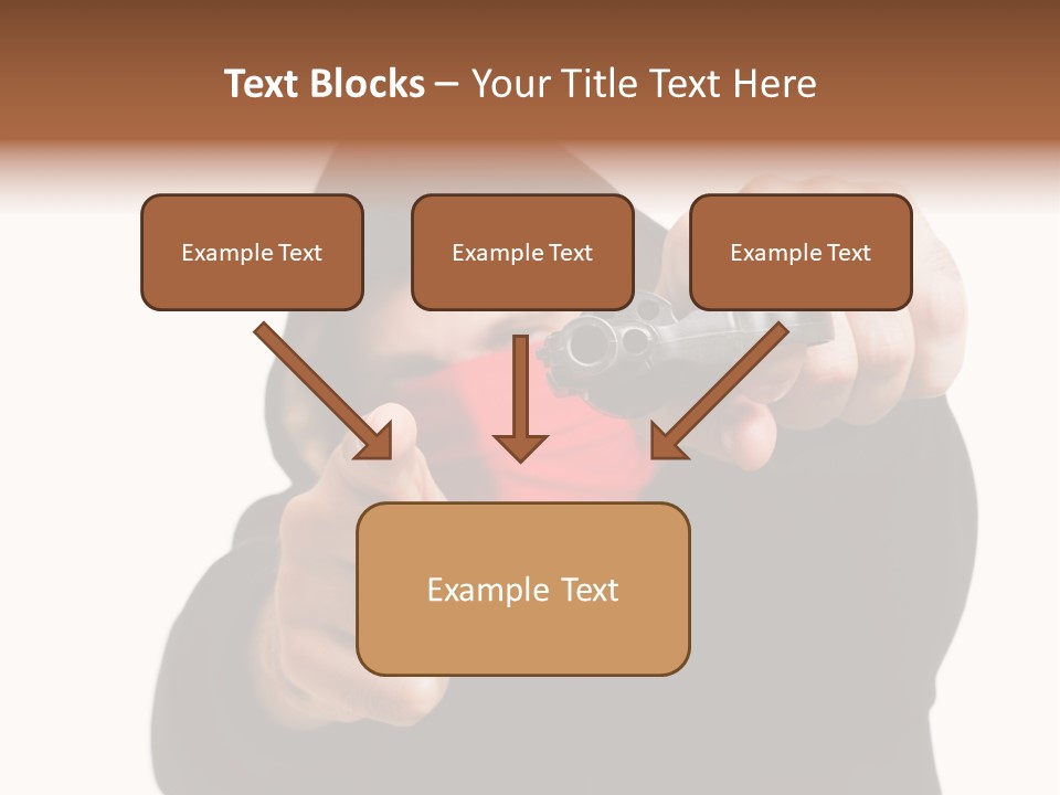 Mugger Weapon Offender PowerPoint Template
