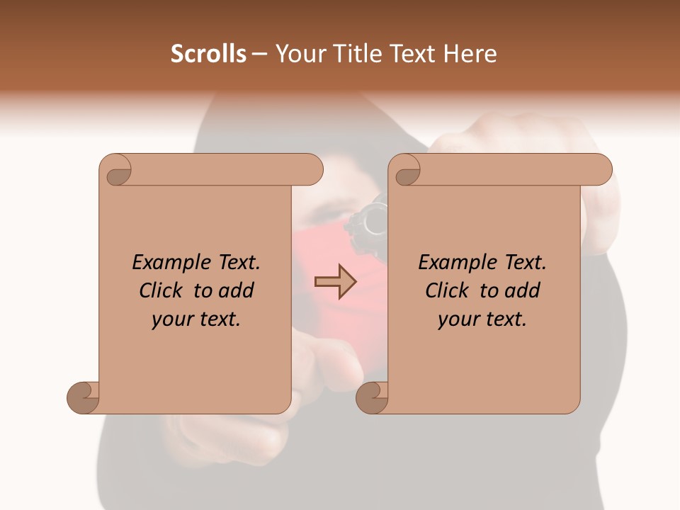 Mugger Weapon Offender PowerPoint Template