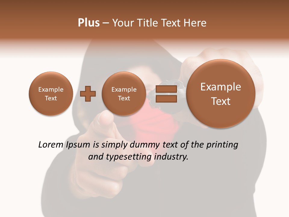 Mugger Weapon Offender PowerPoint Template