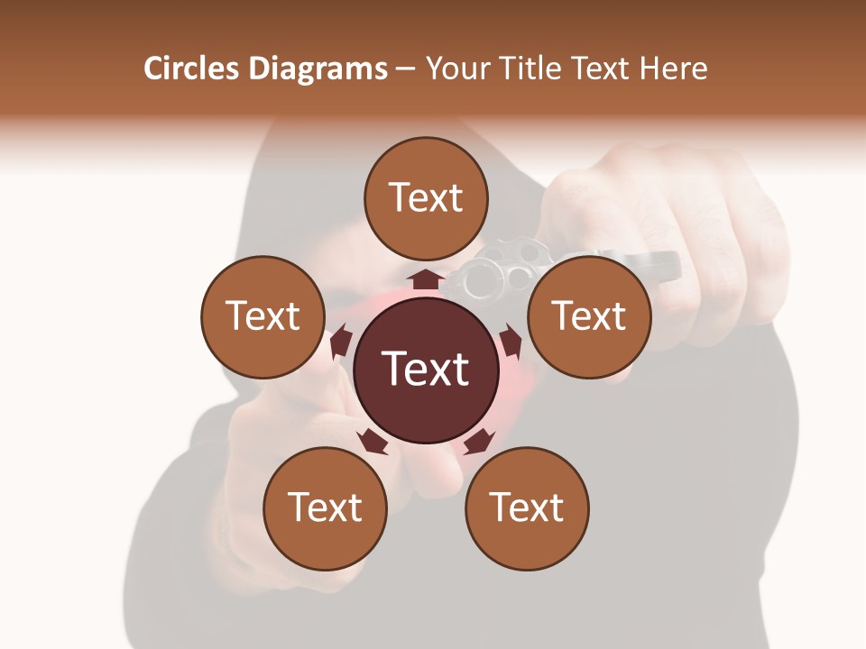 Mugger Weapon Offender PowerPoint Template