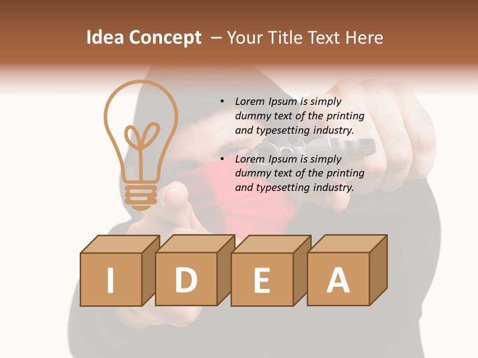 Mugger Weapon Offender PowerPoint Template